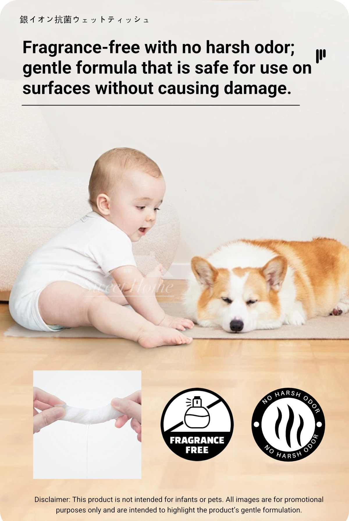 Clean Family-Silver Ion Antibacterial Wipes-6